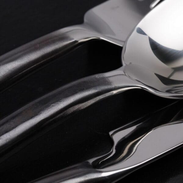 Handcrafted Unpolished Rolled S Handle Flatware Set | eThaiCraft - Image 3