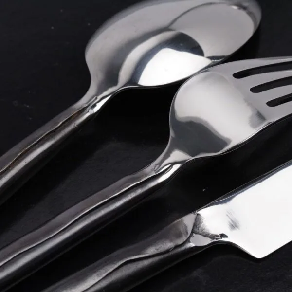 Handcrafted Unpolished Rolled Handle Flatware | eThaiCraft - Image 2